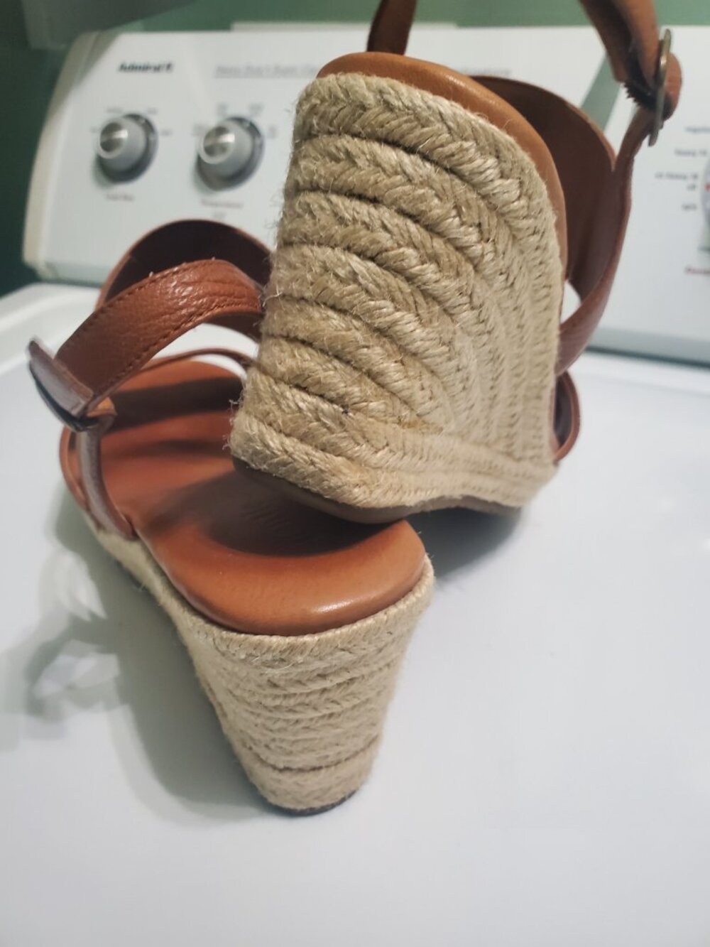 Gentle Souls Kara Tan Espadrille Wedge | 8.5 - Picture 4 of 8